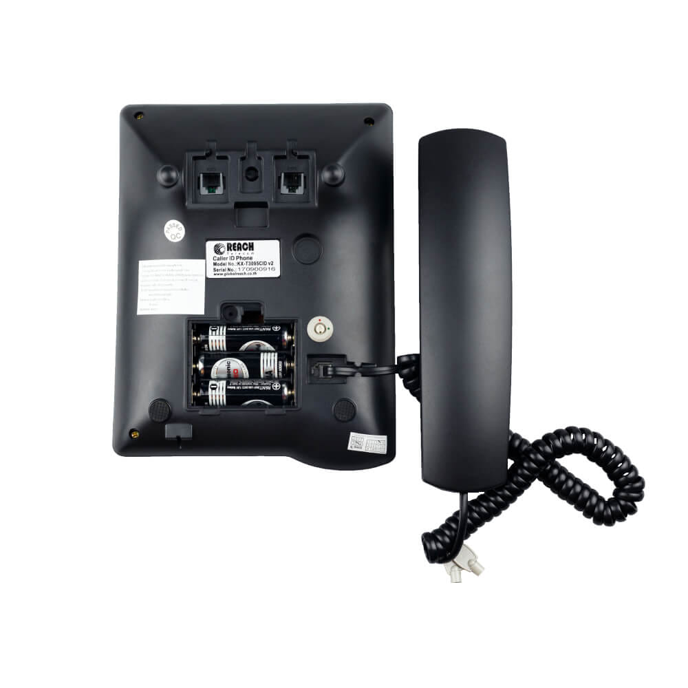 โทรศัพท์บ้านโชว์เบอร์โทรเข้า  REACH รุ่น  KX-T3095V2 สีดำ_4
